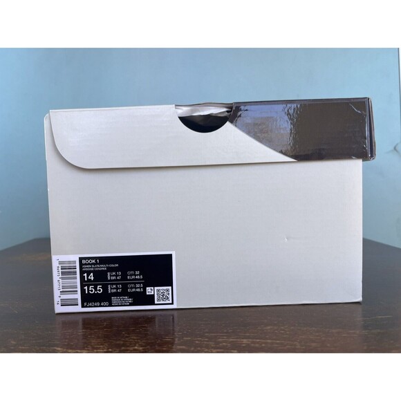 Nike Book 1 "Mirage V2" Ashen Slate Basketball Shoes Men's Size 14 FJ4249-400 - Picture 11 of 11